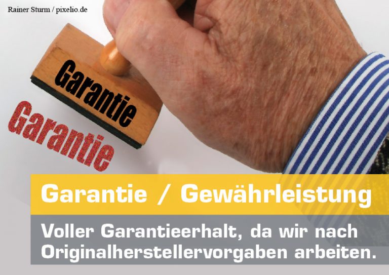 Garantie - Gewährleistung | Auto Hirsch