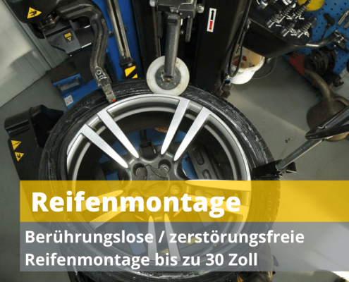 Reifenmontage